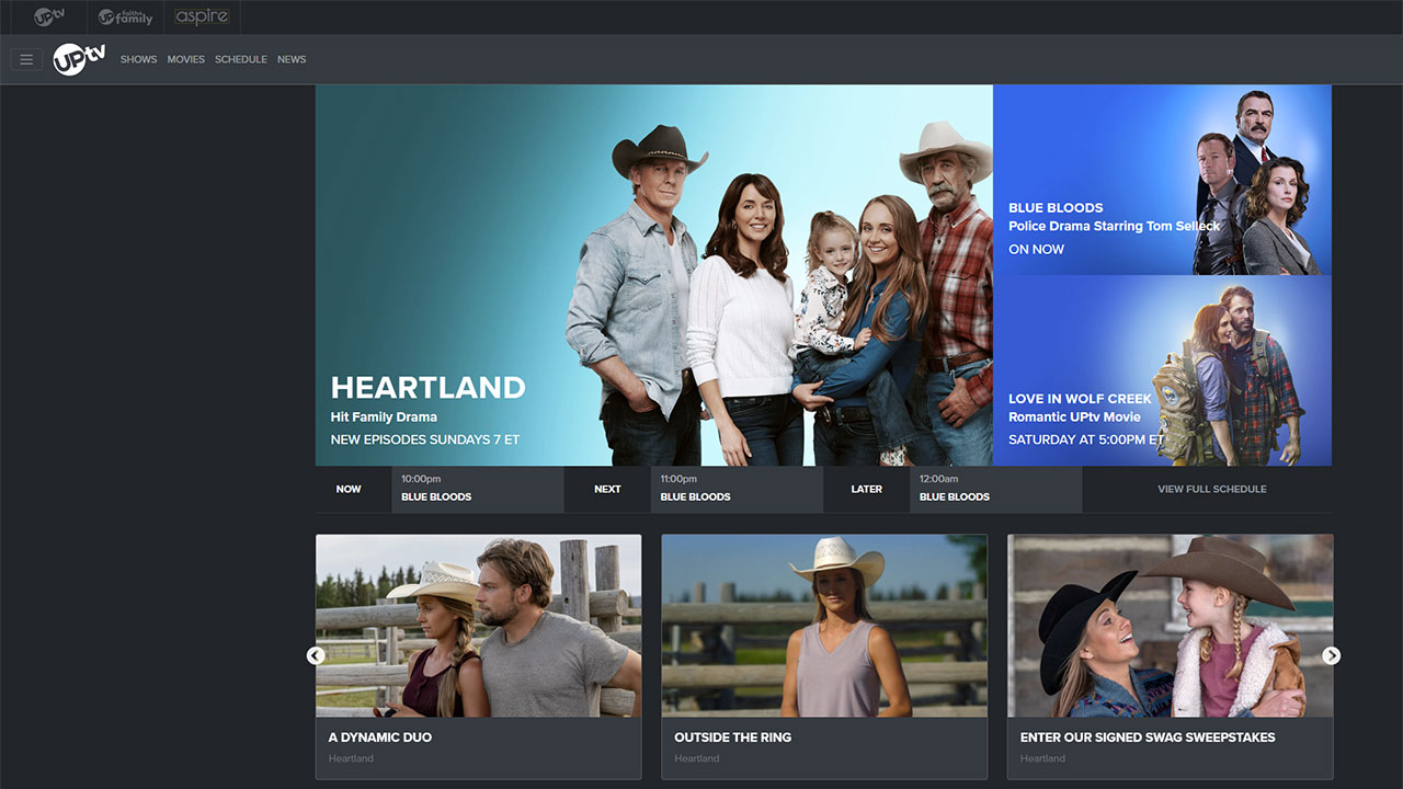 UPtv.com Redesign – UP Entertainment