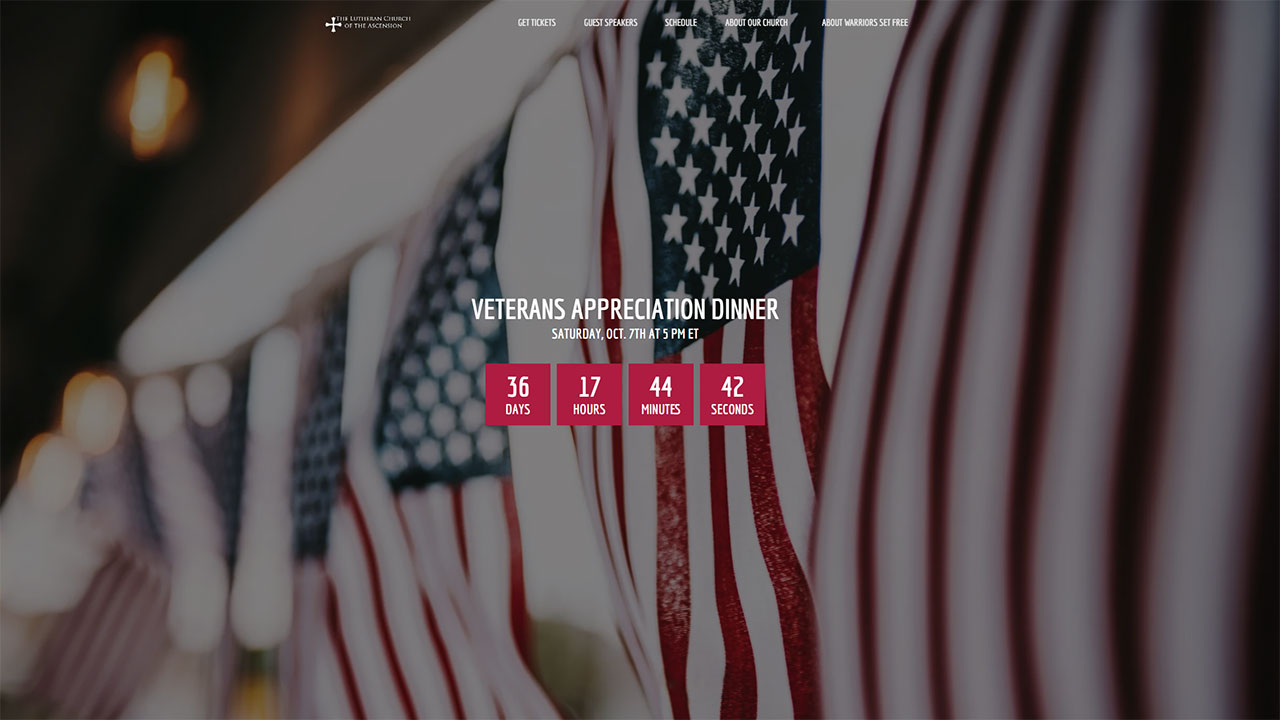 Veterans Appreciation Dinner – Personal Project